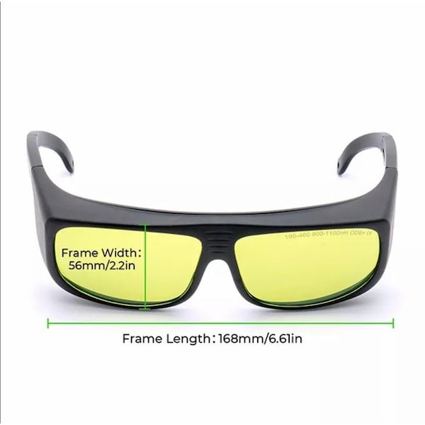 Safety Goggles For Laser 190nm-460nm & 800nm-1100nm